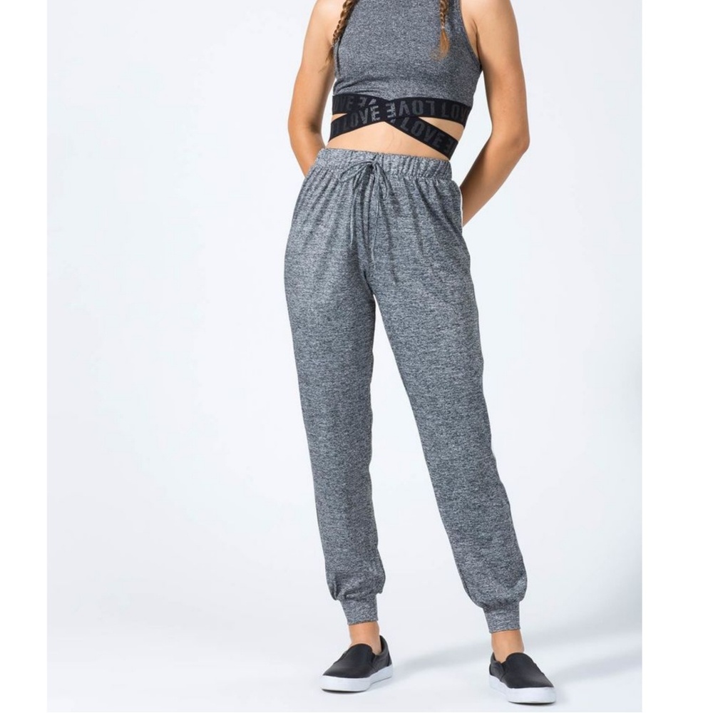NWT| Double Stripe Jogger (Gray) - M